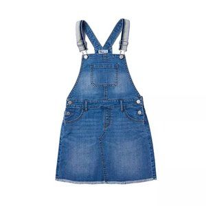 Epic Threads Big Girls Rainbow Straps Denim Overall Large 14